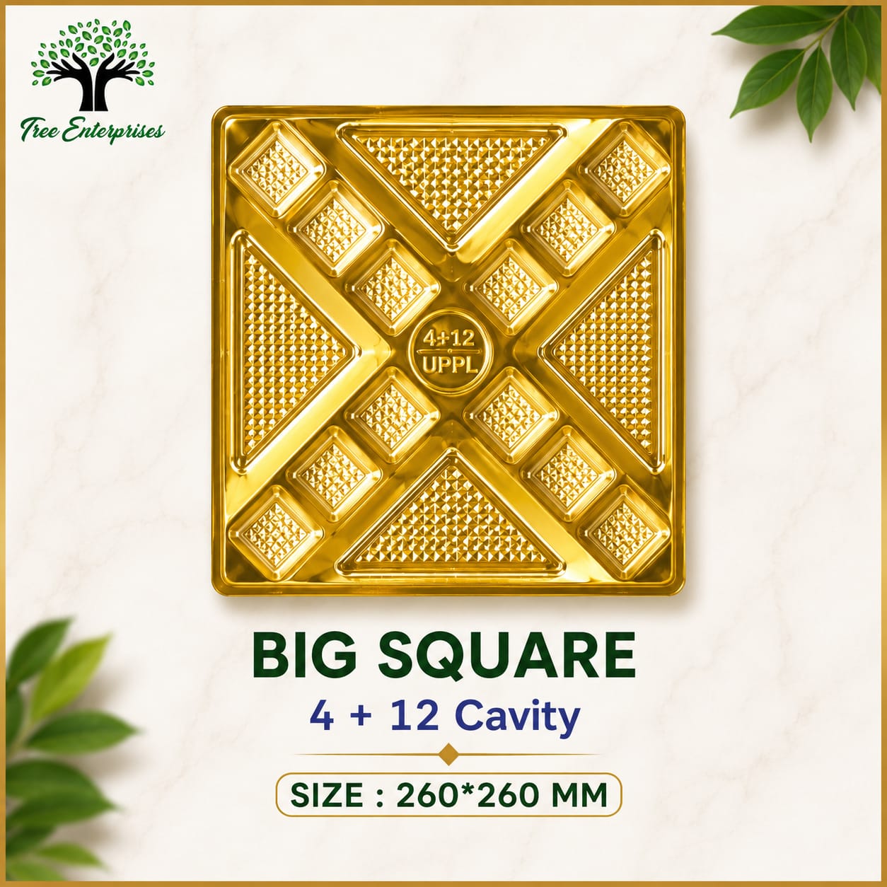 BIG  SQUARE 4+12 SIZE 260*260MM